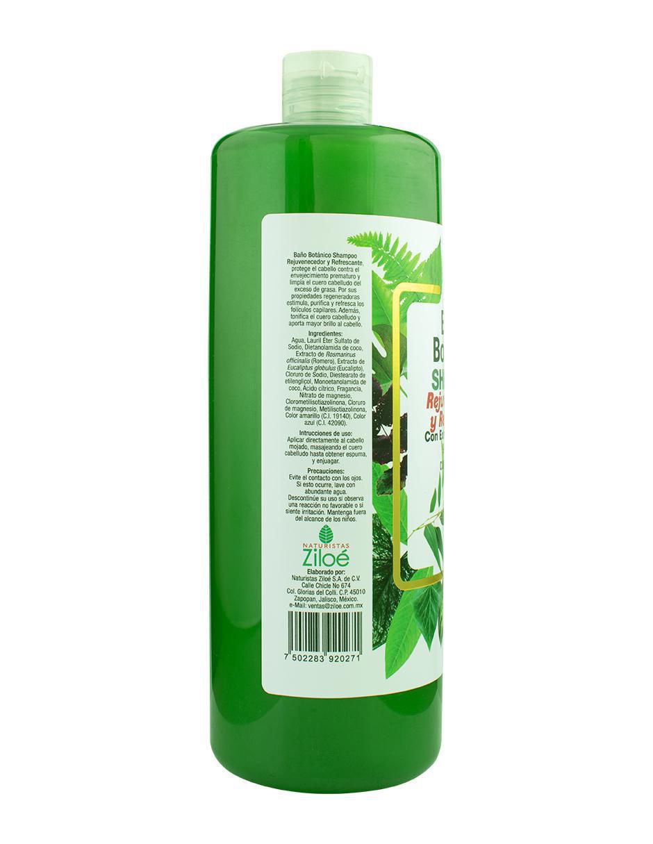 Shampoo para cabello Baño Botánico rejuvenecedor y refrescante