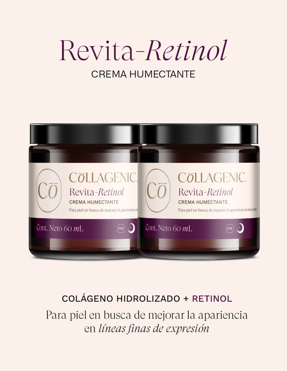Set tratamiento facial Colágeno + Retinol antiedad Premium 4
