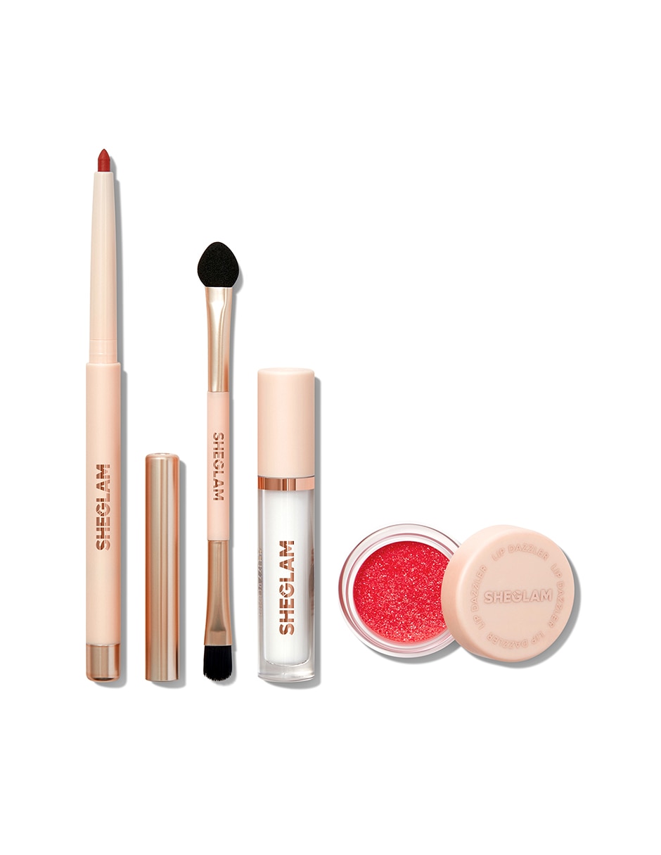Set de maquillaje Lip Dazzler Glitter