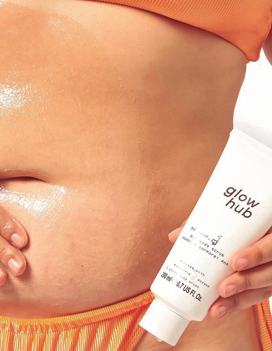 Exfoliante facial Go Deep Glow Hub para piel grasa