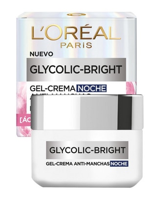 Crema facial recomendada para aclarar de noche Glycolic Bright para todo tipo piel Crema facial recomendada para aclarar de noche Glycolic Bright para todo tipo piel