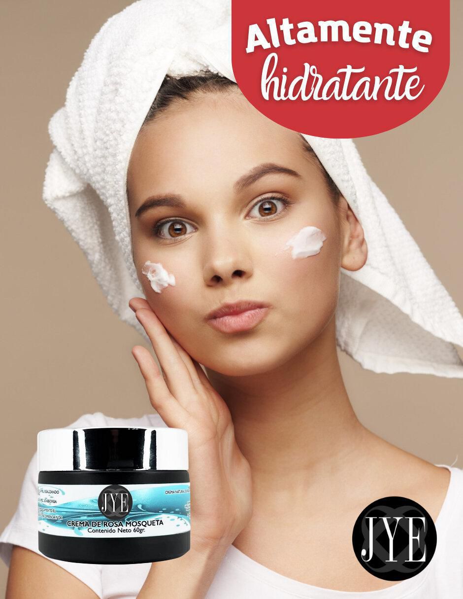 Set de crema para rostro y cuerpo recomendada para humectar día y noche Rosa Mosqueta todo tipo piel 4