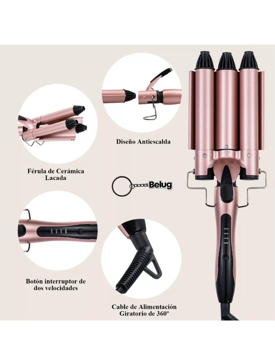 "rizadora/tenaza/kit rulos térmicos/ de cabello" sin modelo comercial 25 mm "de" cerámica 4
