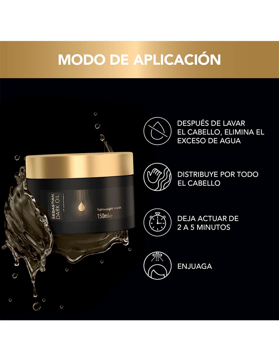 Mascarilla Dark Oil para nutrir