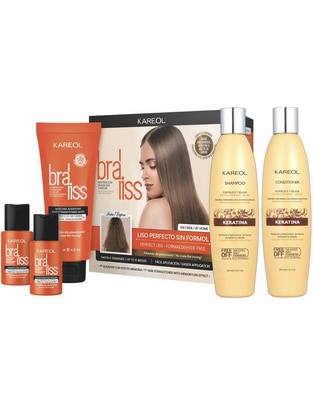 Set capilar Kareol Alisado Sin Plancha para todo tipo 5 Piezas