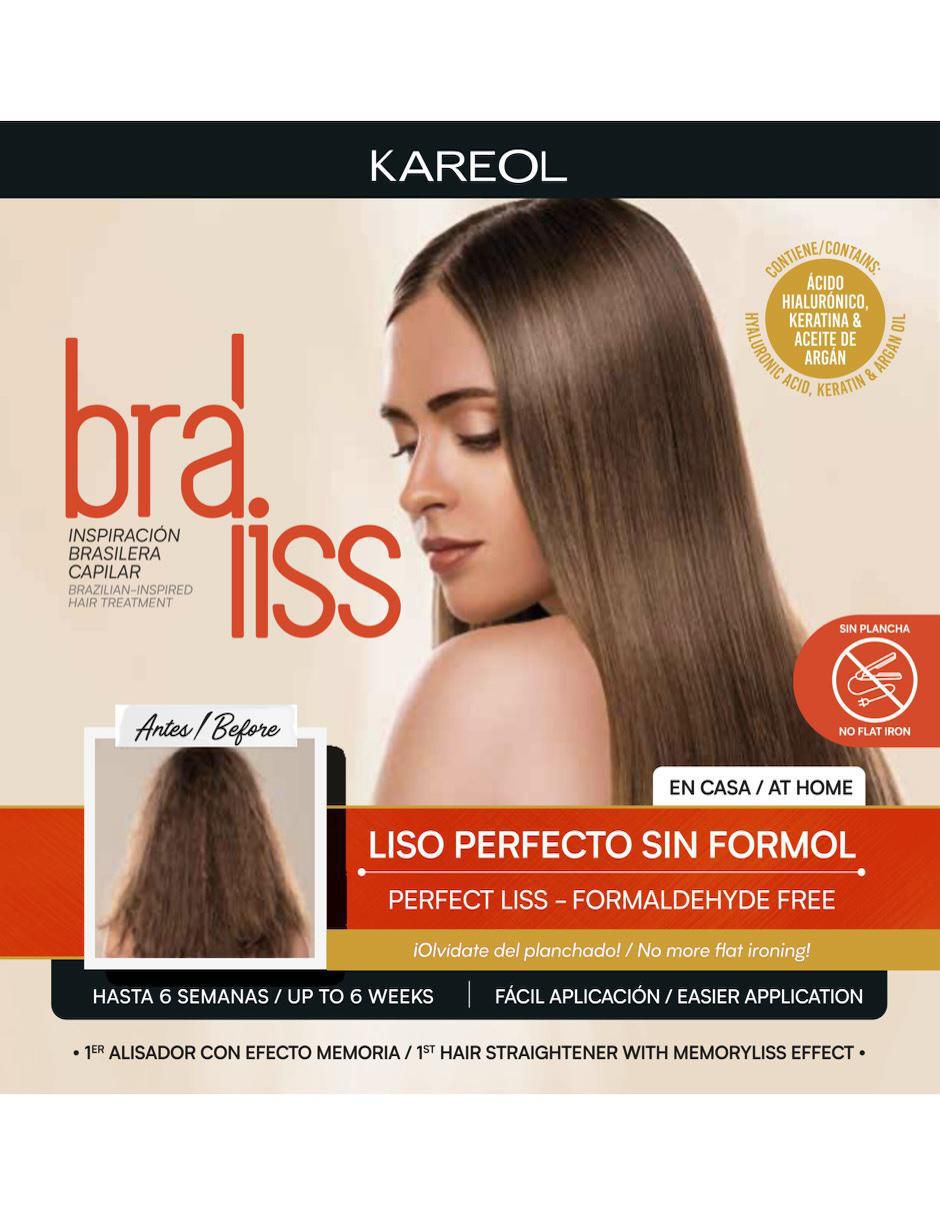 Set capilar Kareol Alisado Sin Plancha para todo tipo 5 Piezas