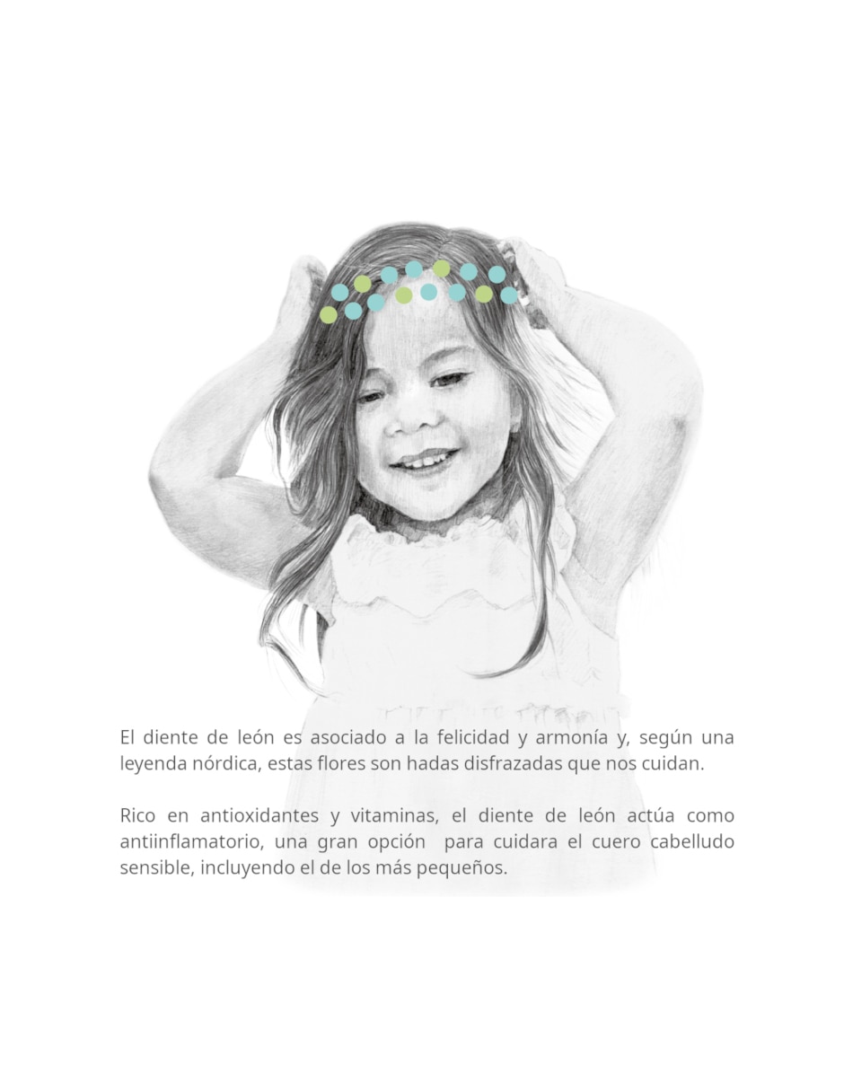 Shampoo para cabello Sensitive Dandelion 400 ml 3