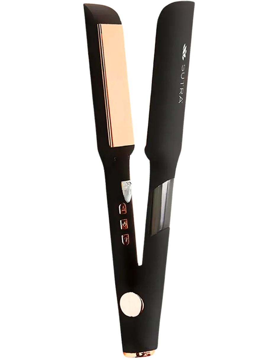 Alaciadora Sutra Wide Flat Iron SU63 placas de titanio gold rose