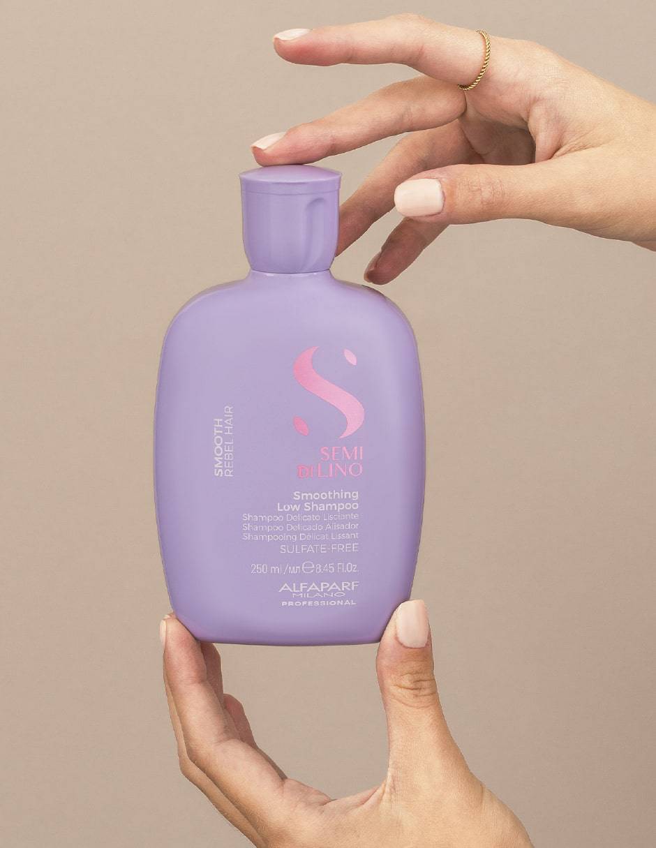 Shampoo anti frizz para cabello crespo Delicado Smoothing Low Smooth 250 ml 4