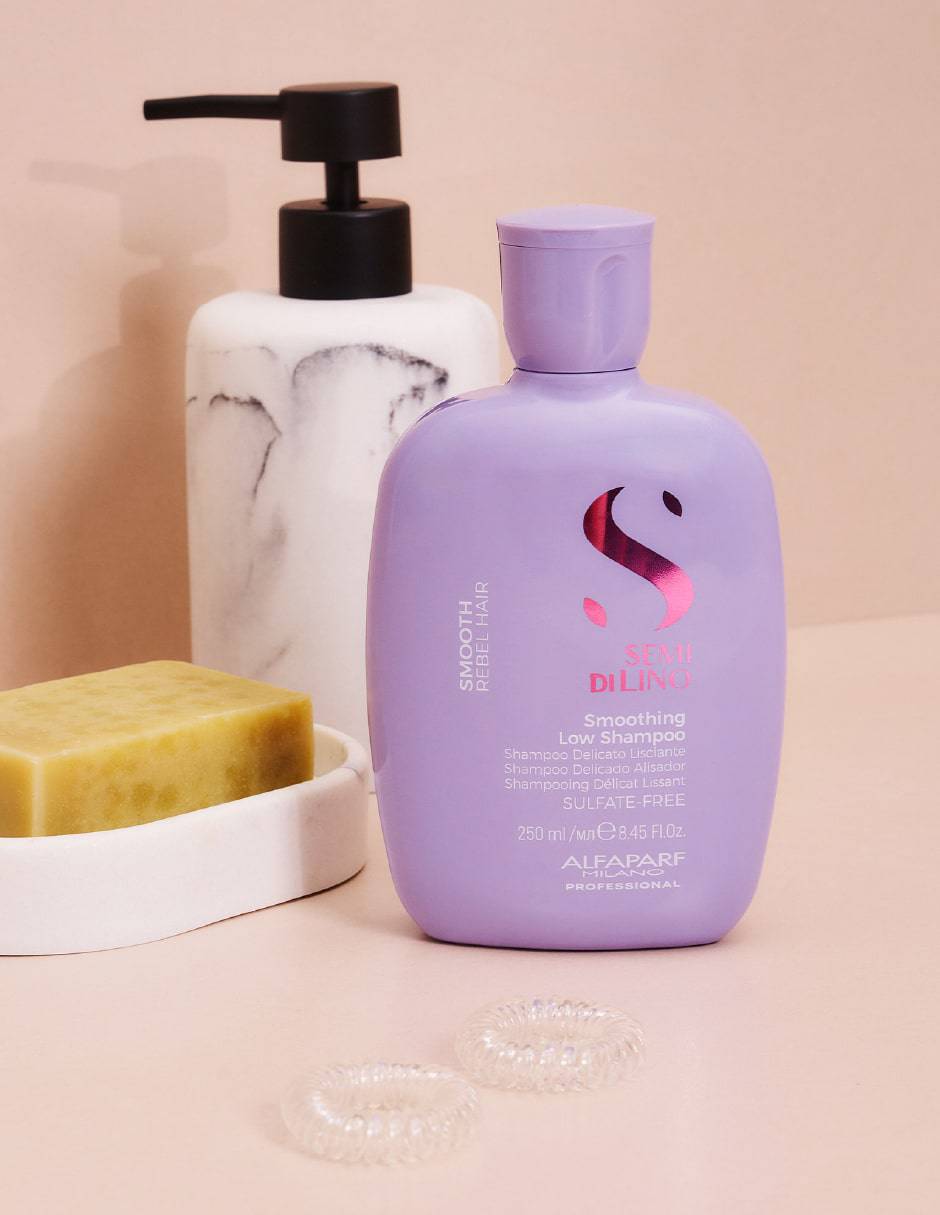 Shampoo anti frizz para cabello crespo Delicado Smoothing Low Smooth 250 ml 2