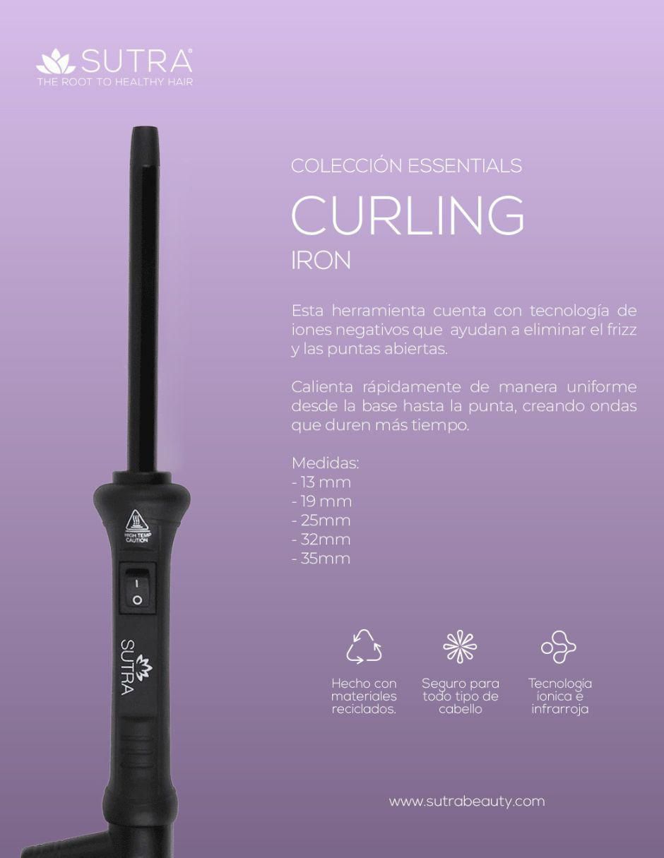 Tenaza Curling Iron 13 mm de cerámica - turmalina 3