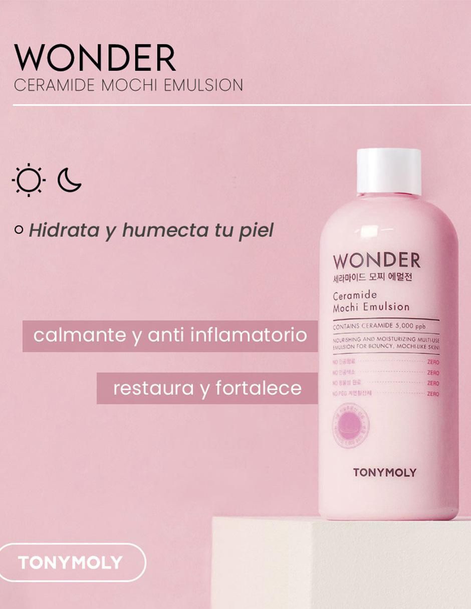 Sérum facial Ceramide Mochi Emulsion Wonder Tony Moly todo tipo piel