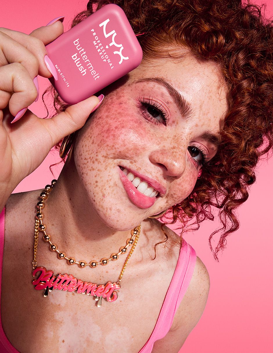 Blush en polvo compacto Professional Makeup Buttermelt 5