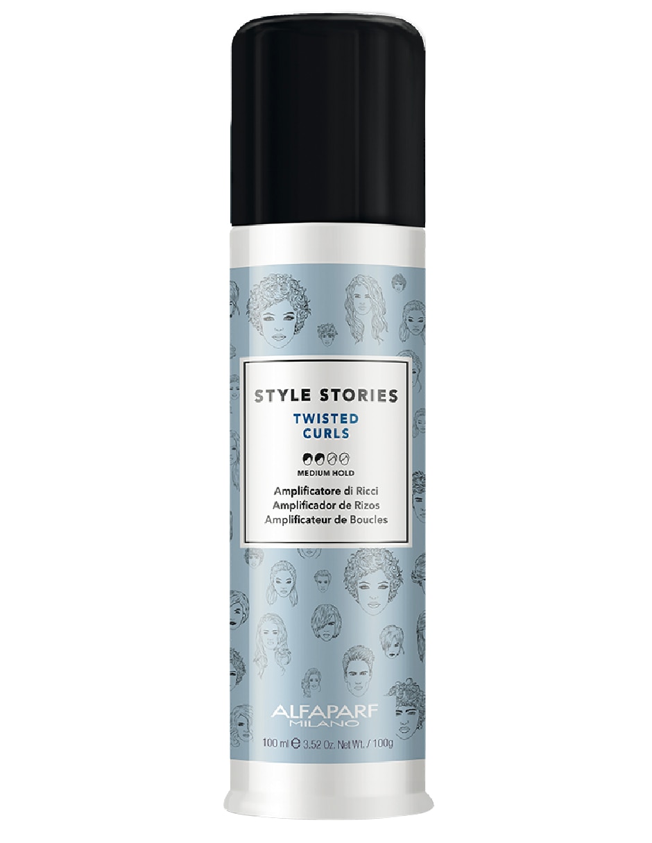 Crema para cabello rizado Twisted Curls Style Stories para aportar volumen Crema para cabello rizado Twisted Curls Style Stories para aportar volumen