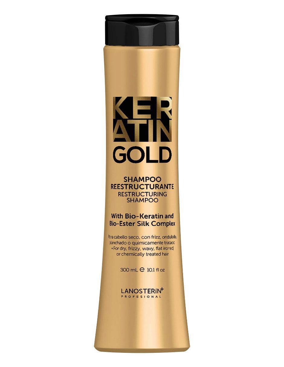 Shampoo hidratante para cabello trenzado Trenzado Keratin Gold 300 ml Shampoo hidratante para cabello trenzado Trenzado Keratin Gold 300 ml