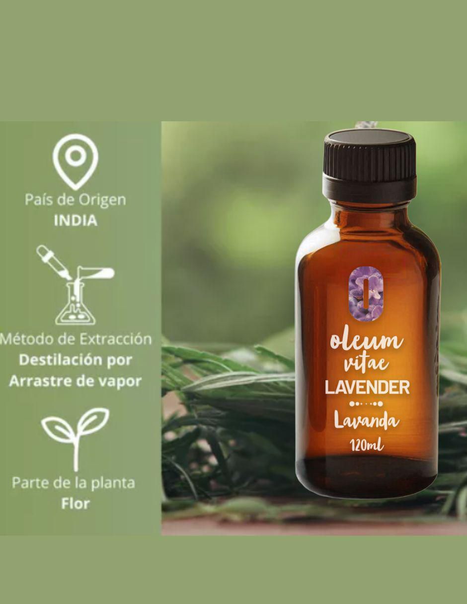 Aceite esencial de lavanda 120 ml