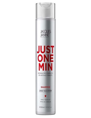 Shampoo reparador para cabello Just One Min 300 ml