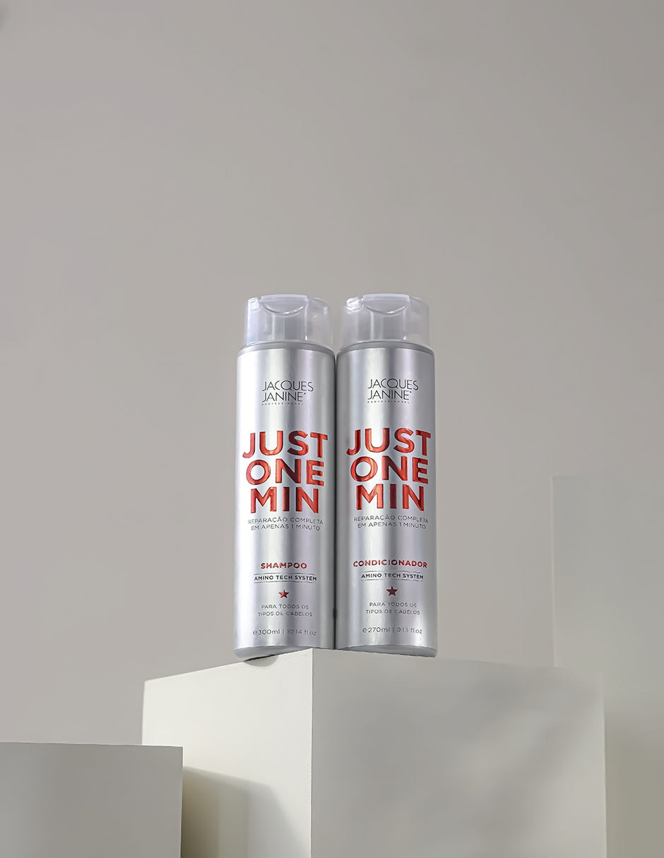 Shampoo reparador para cabello Just One Min 300 ml 3
