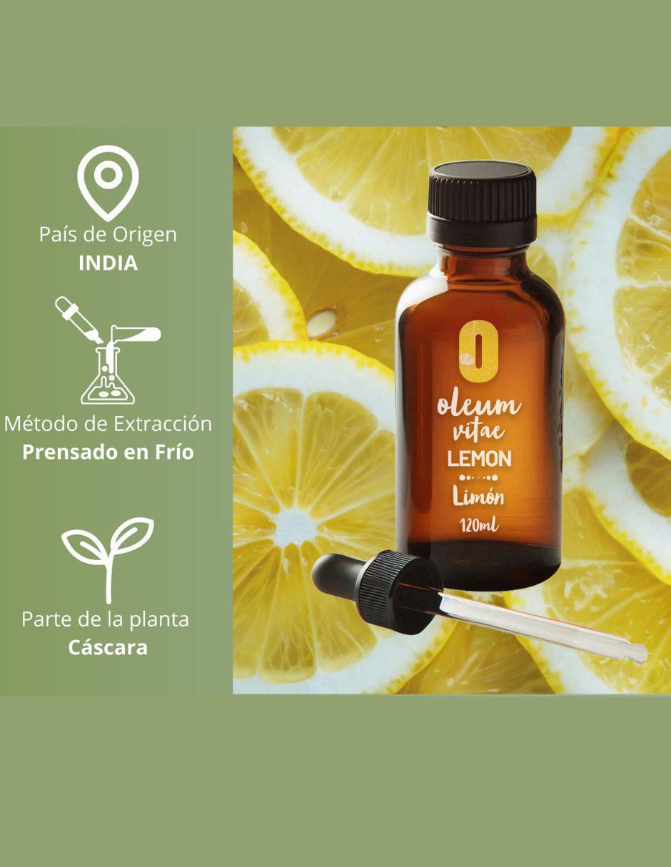 Aceite esencial Oleum Vitae de limón 120 ml