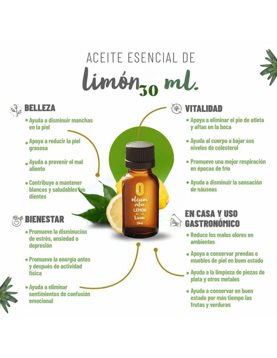 Aceite esencial Oleum Vitae de limón 30 ml