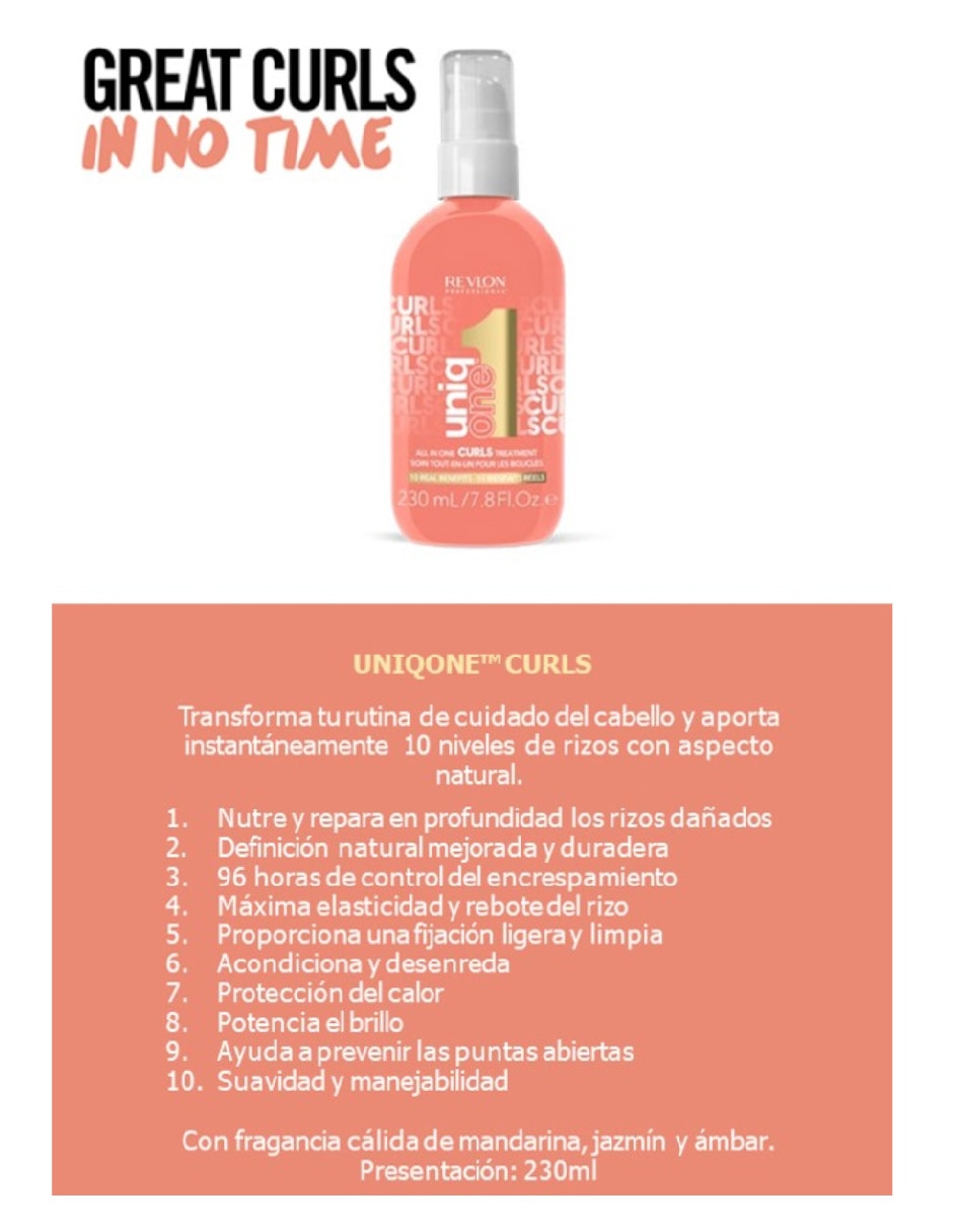 Tratamiento capilar All In One Curls hidratante 4