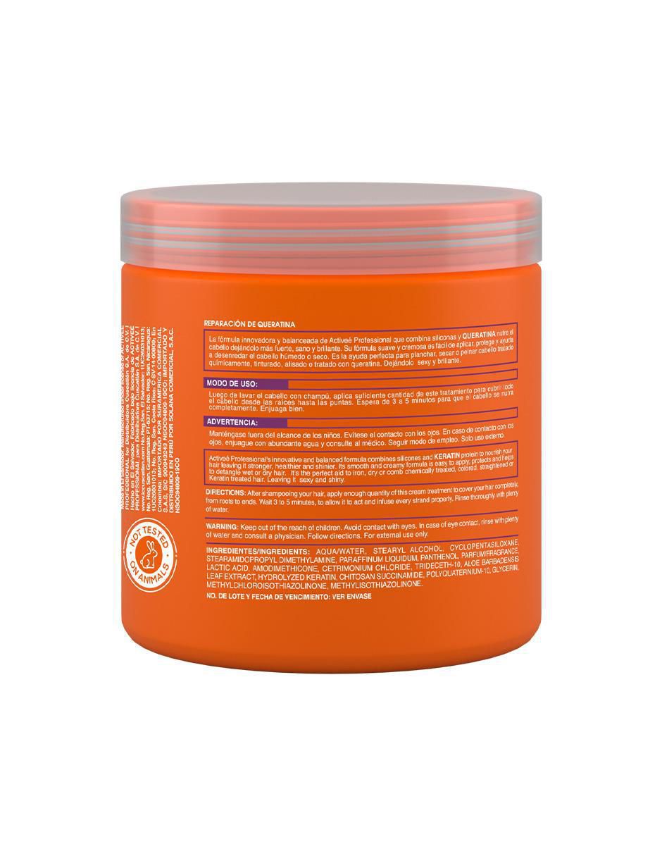 Tratamiento capilar alaciante Activee