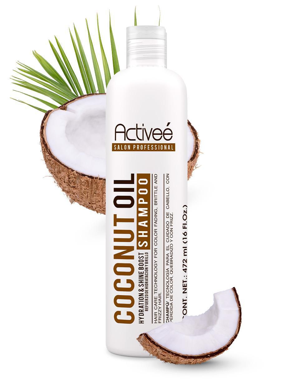 Shampoo hidratante para cabello Coconut Oil 472 ml 2