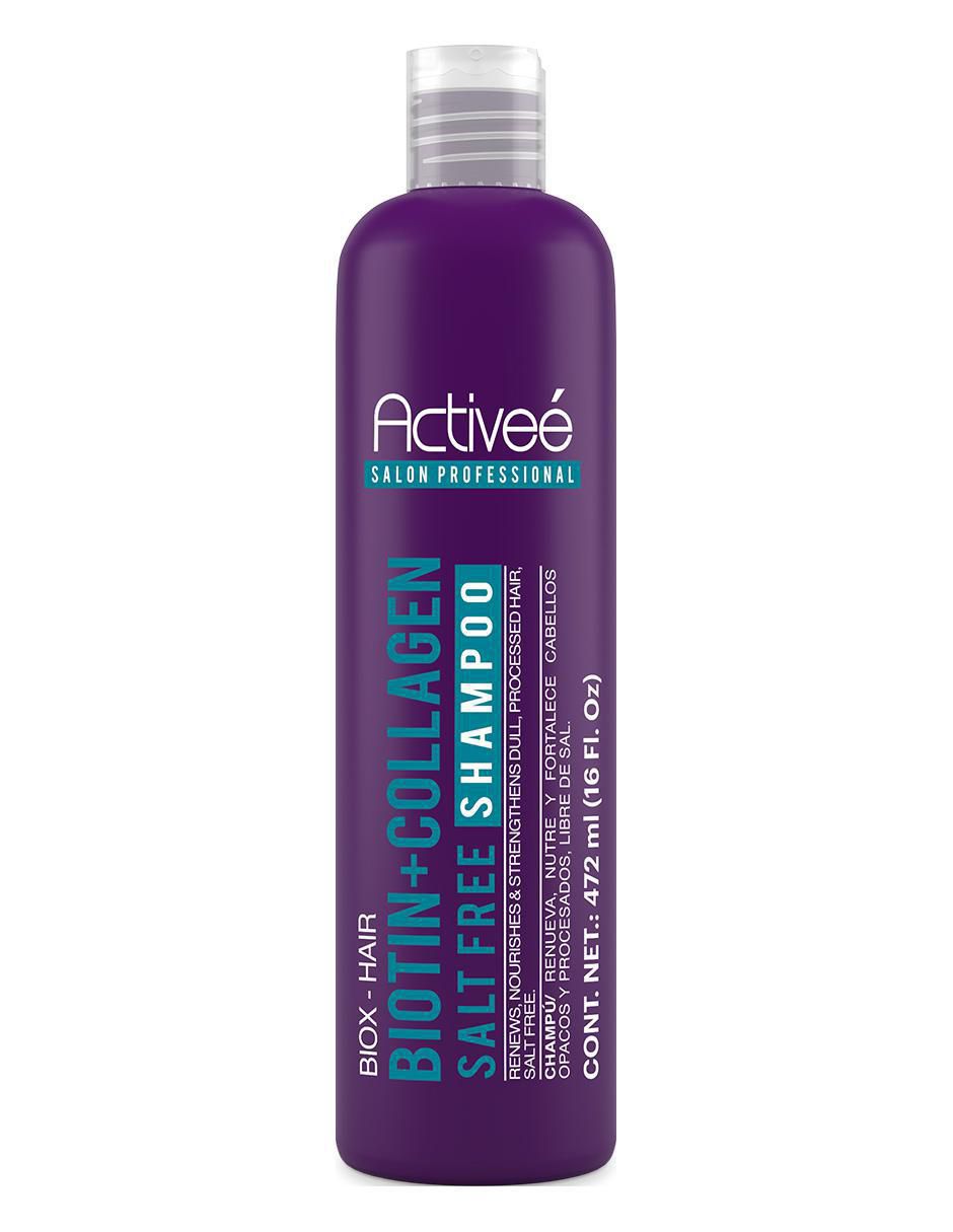 Shampoo reparador para cabello Biotin+Collagen 472 ml 3