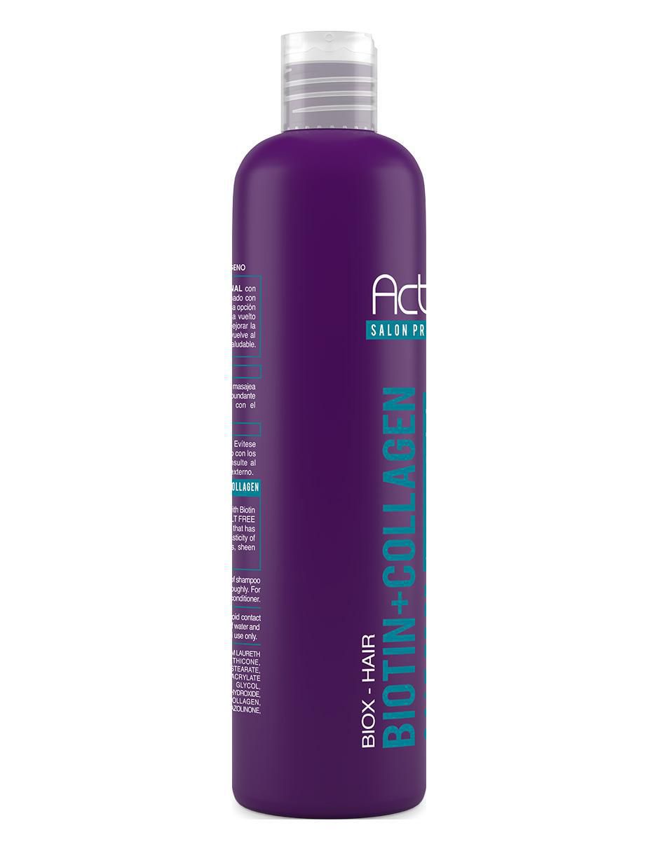 Shampoo reparador para cabello Biotin+Collagen 472 ml 5