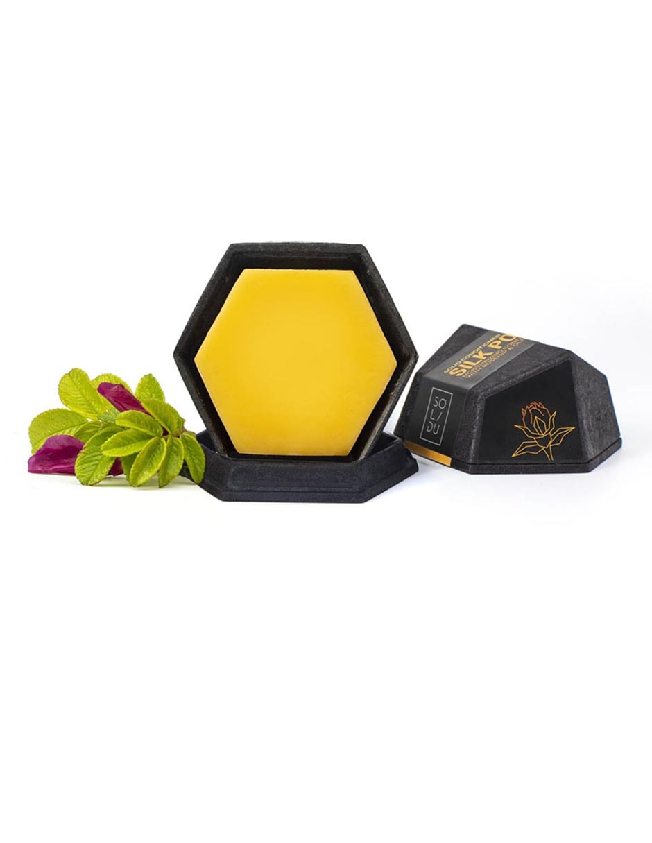 Acondicionador sólido Hidratante Con Aceite De Semilla De Rosa Mosqueta Silk Pop Solidu 100 g