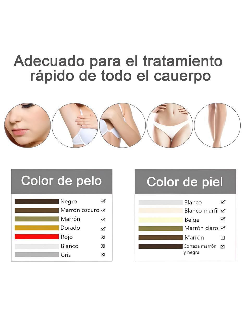 Depiladora IPL para cuerpo Wünd