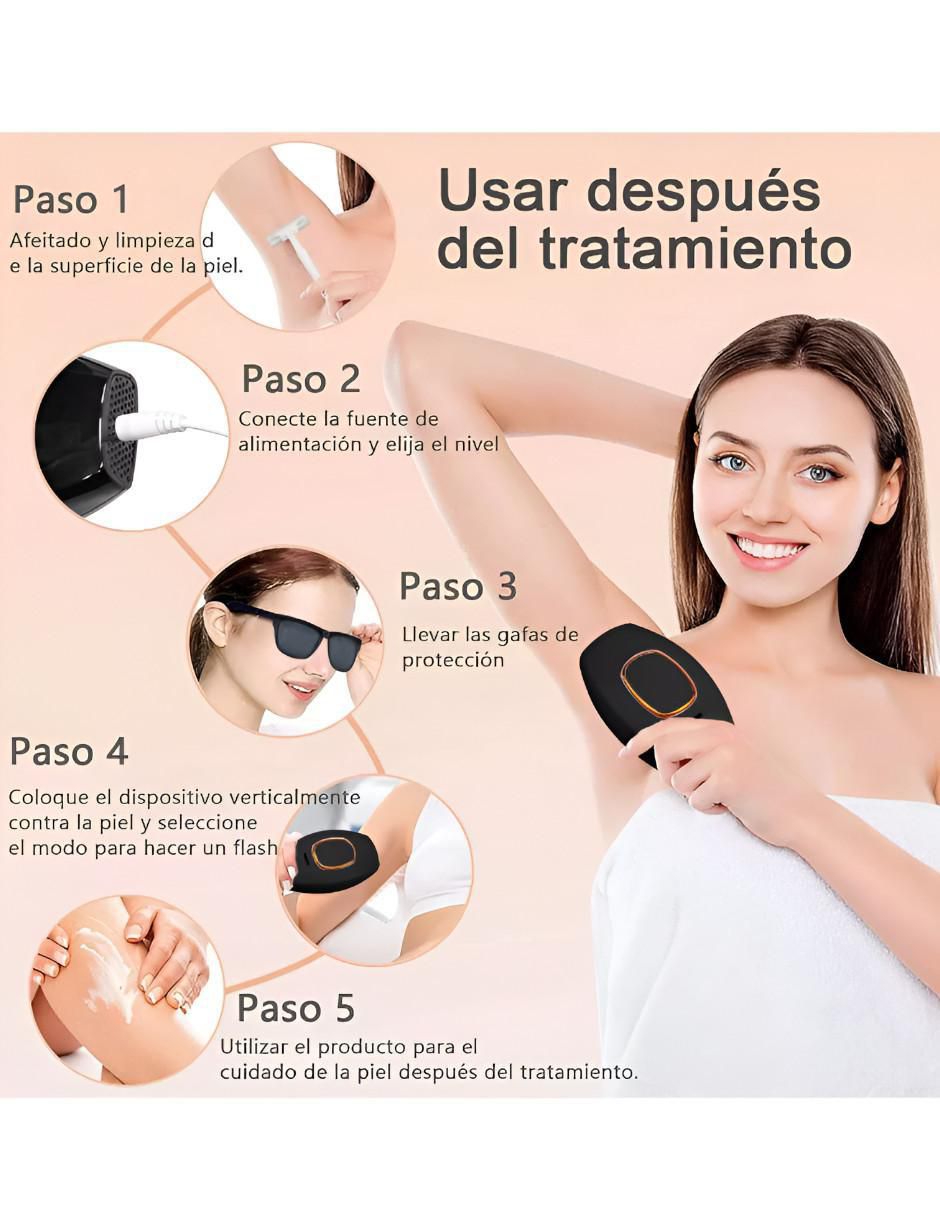 Depiladora IPL para cuerpo