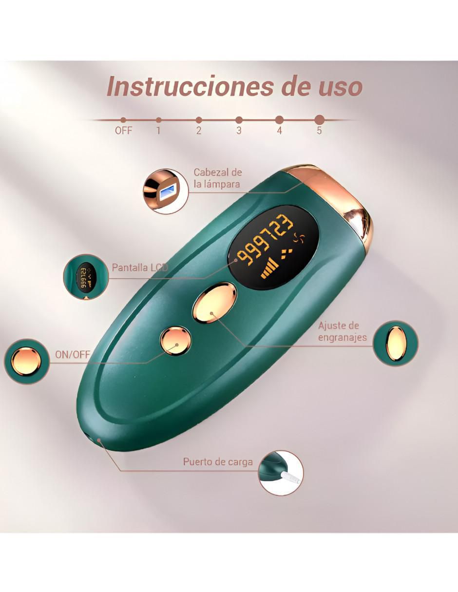 Depiladora IPL para cuerpo