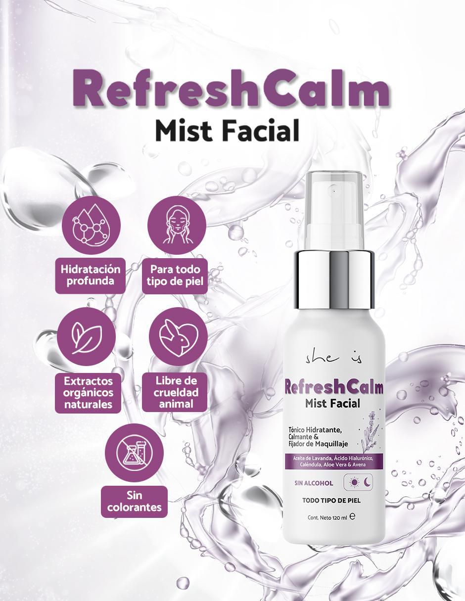 Tónico facial Mist Facial Refresh Calm 2