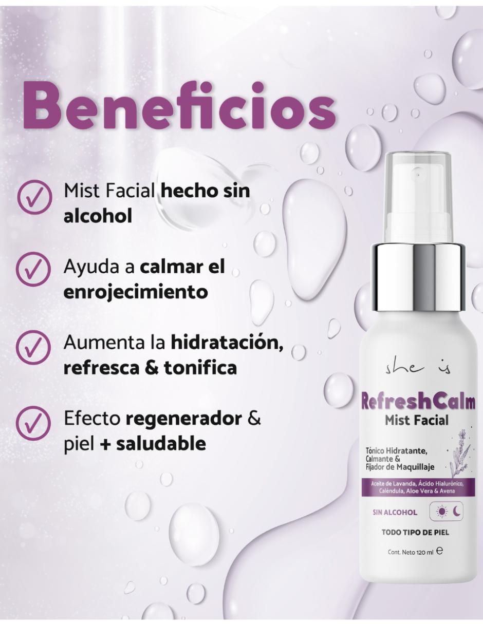 Tónico facial Mist Facial Refresh Calm 3