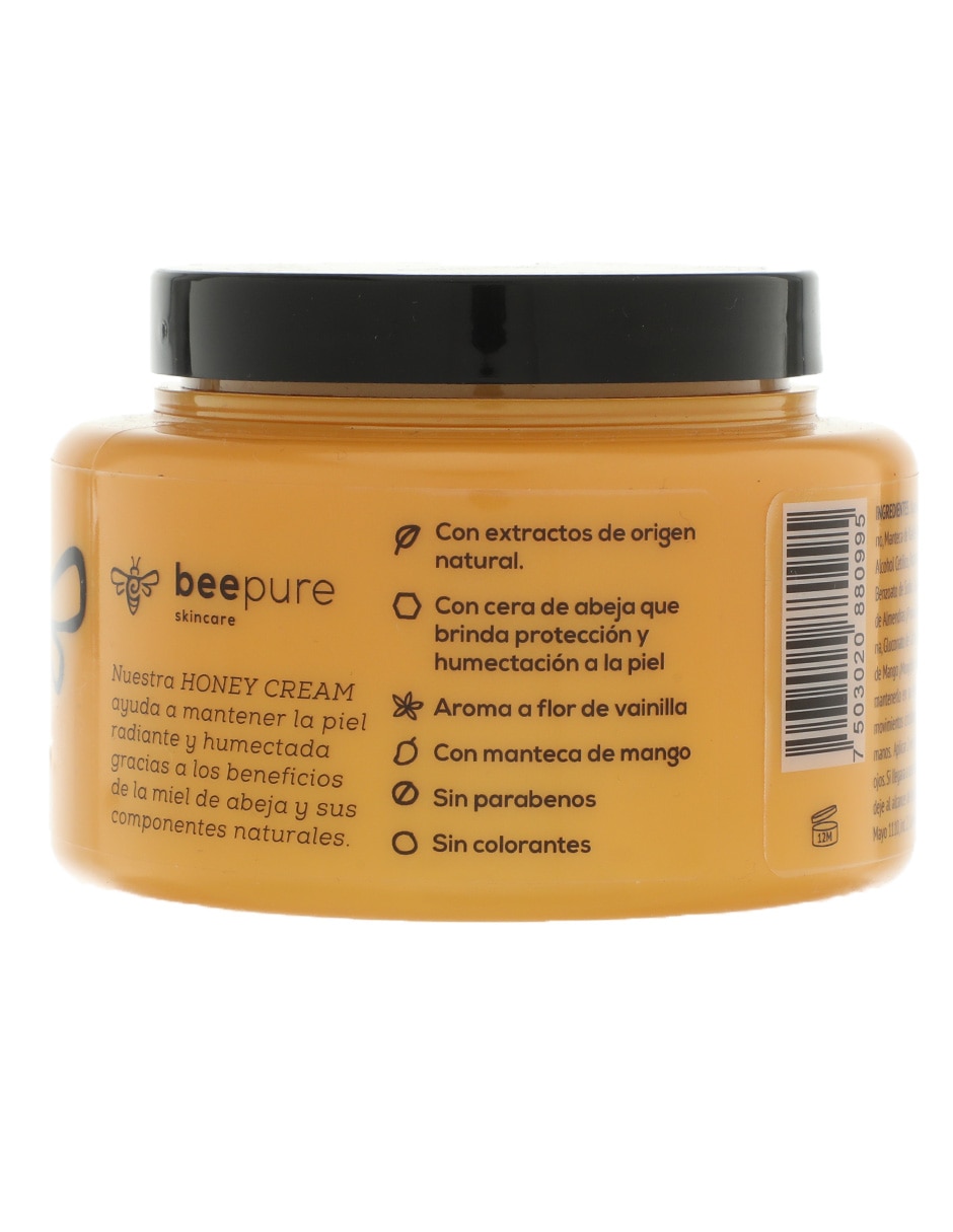 Crema para cuerpo recomendada para hidratar de día y noche Honey para todo tipo piel 2