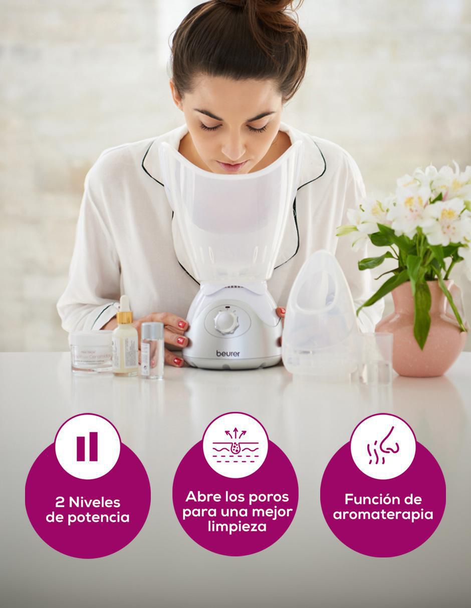 Vaporizador facial beauty para prevenir signos de la edad 2