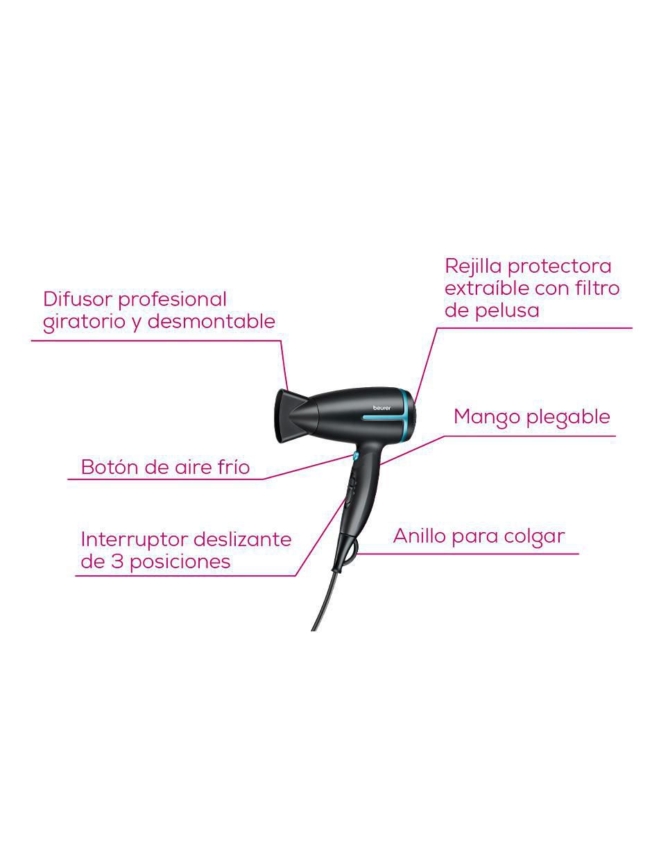 Secadora de cabello Beurer HC25BF23