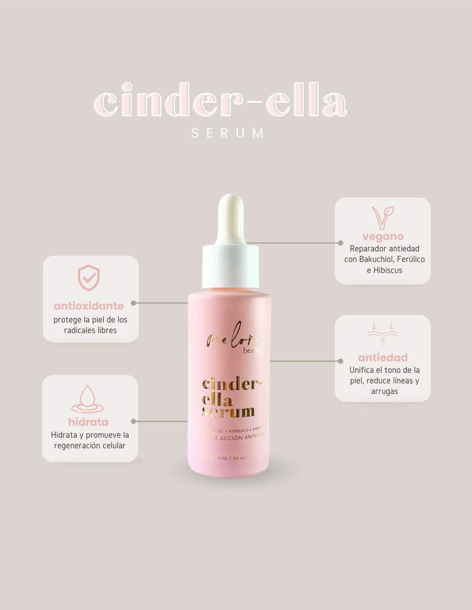 Sérum antiedad facial Cinder Ella todo tipo piel 2