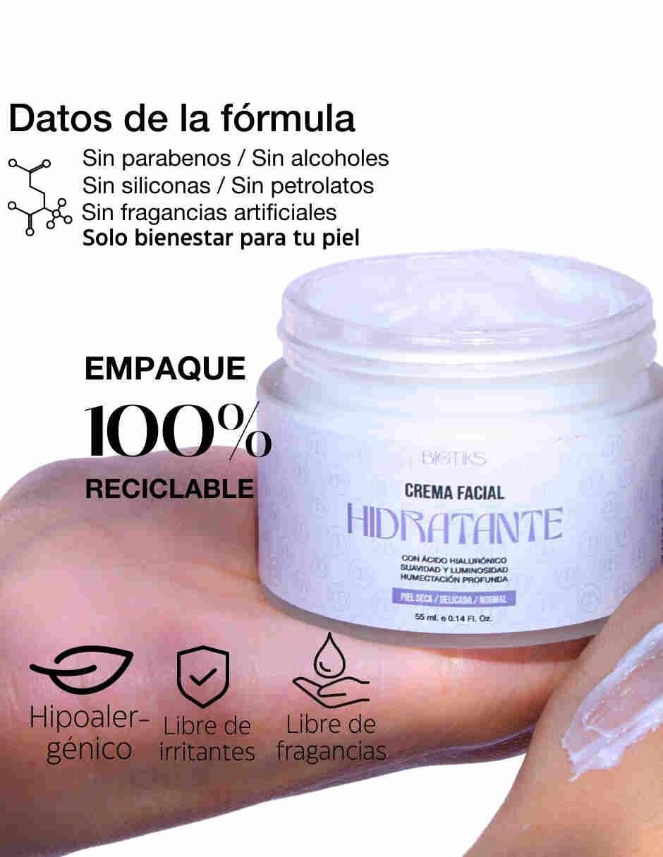Crema facial recomendada para prevenir signos de la edad de día y noche para piel seca y sensible 3