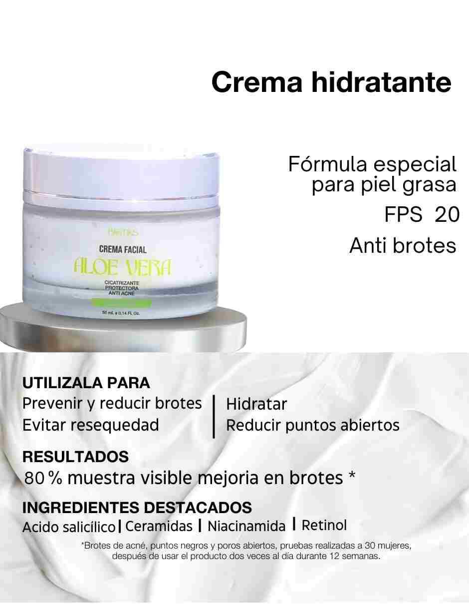 Crema facial recomendada para hidratar día y noche para piel mixta y grasa Crema facial recomendada para hidratar día y noche para piel mixta y grasa