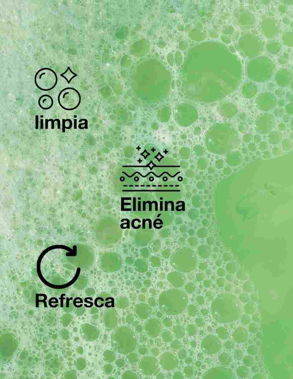 Limpiador facial para acné