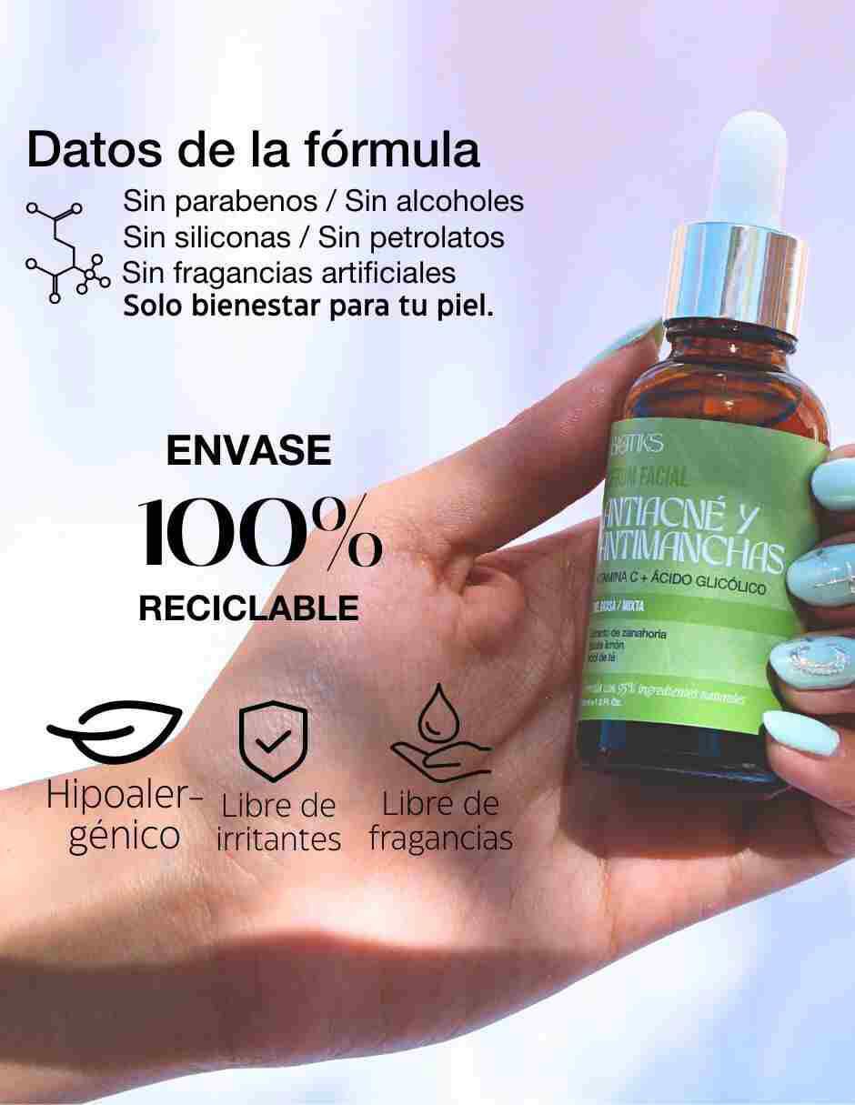 Sérum antiacné facial Antiacné de piel grasa 2