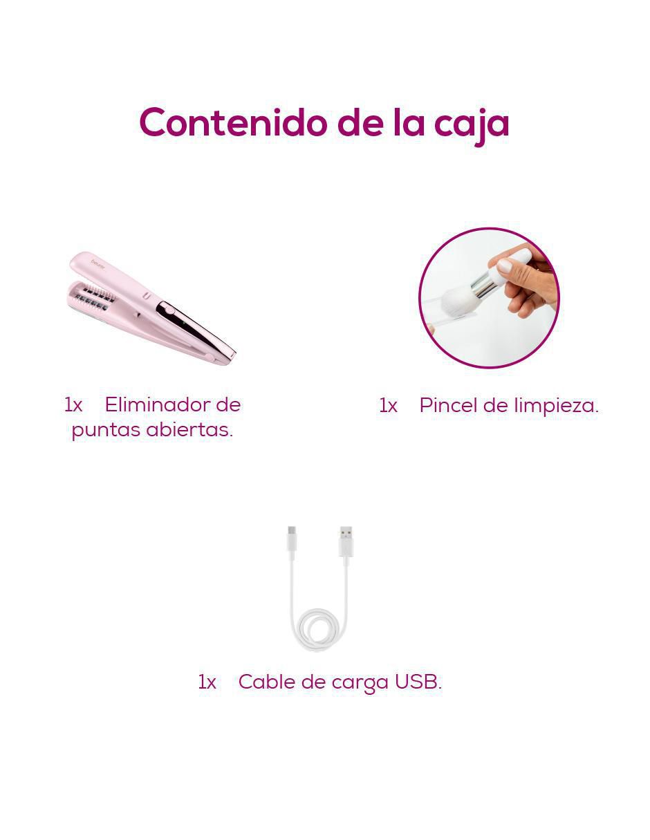 Alaciadora beurer sin familia o colección ht22 "placas de" cerámica
