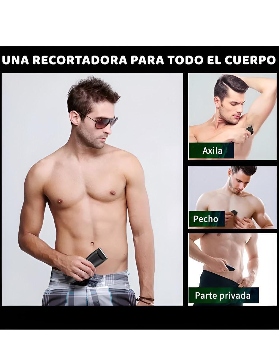 Recortadora de vello facial y corporal Wünd
