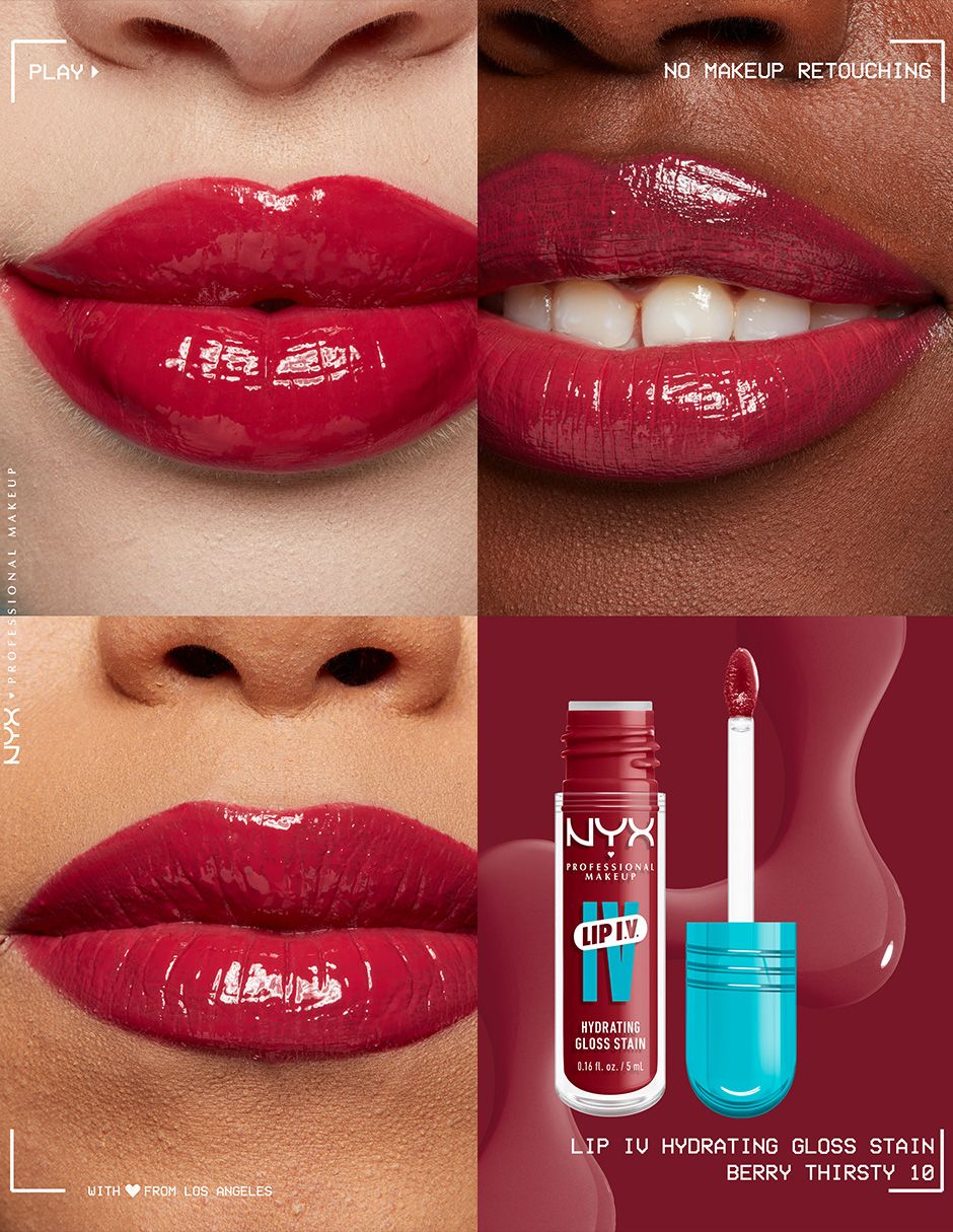 Brillo labial Nyx Professional Makeup Lip Iv brillante