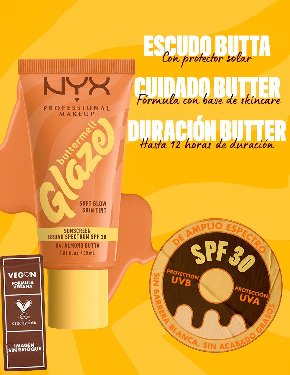 Tinta para rostro líquido Professional Makeup Buttermelt Glaze Tint brillante 6