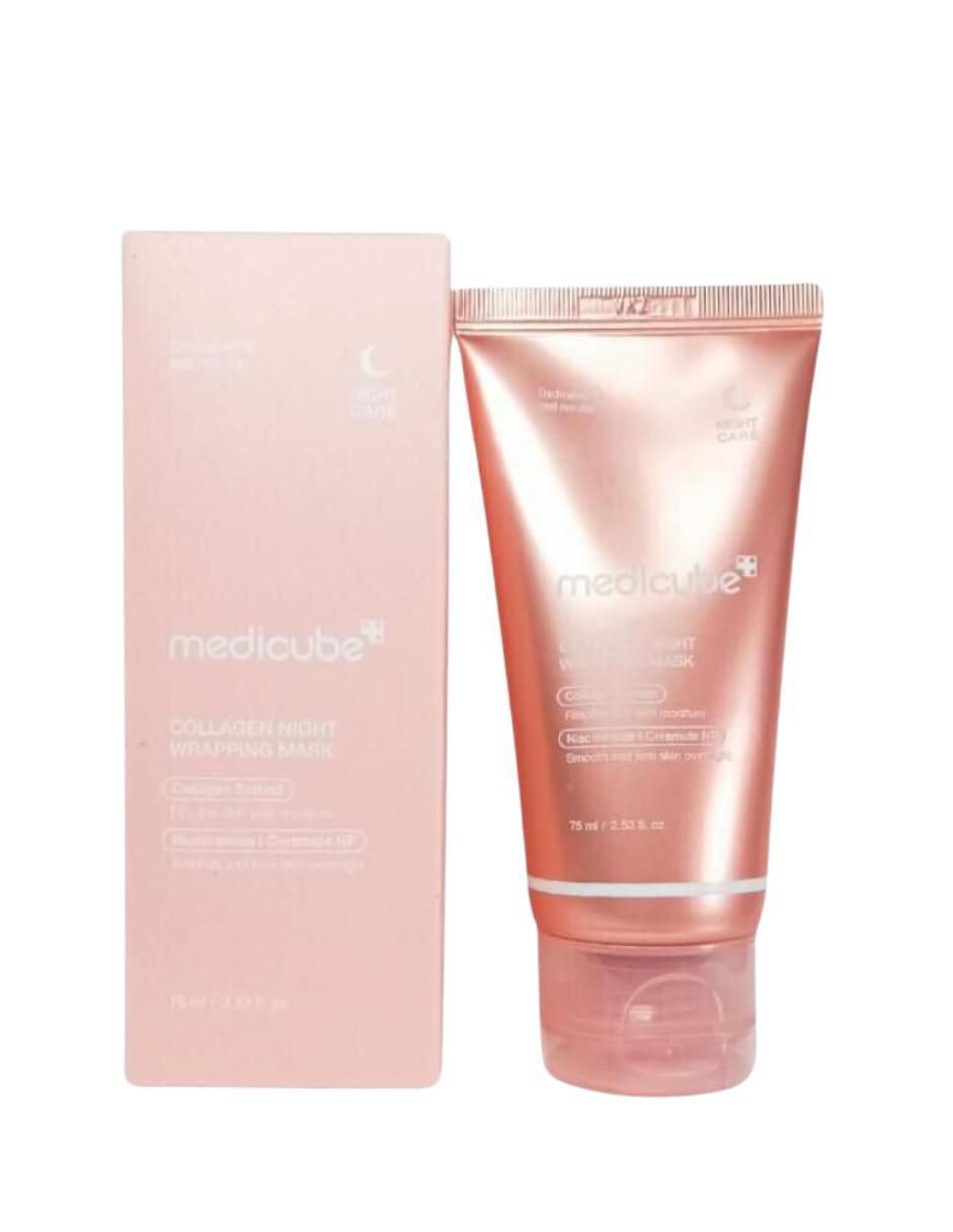 Collagen Night Wrpping Mask para hidratar Medicube
