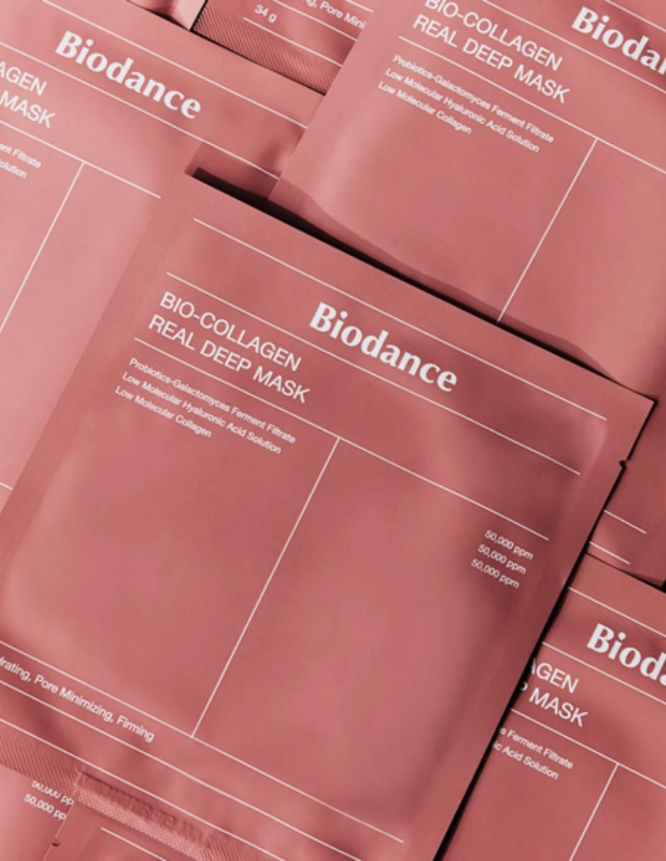 Bio Collagen Real Deep Mask para hidratar Biodance