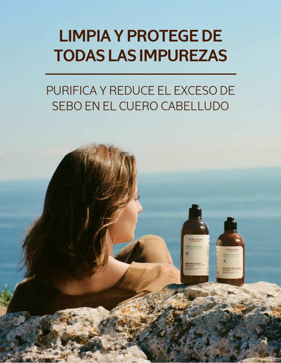 Shampoo para cabello Locc frescura purificante 300 ml 3
